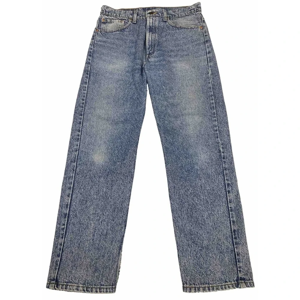 Levi's Men's Vintage 505 Medium Wash Blue Jeans 34x29 Made in USA--READ